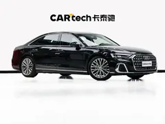 2023 Audi A8L 50 TFSI quattro Select, чёрный — фото 3