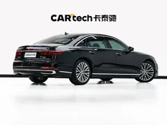 2023 Audi A8L 50 TFSI quattro Select, чёрный — фото 4