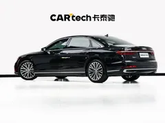 2023 Audi A8L 50 TFSI quattro Select, чёрный — фото 5