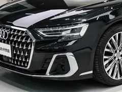 2023 Audi A8L 50 TFSI quattro Select, чёрный — фото 8