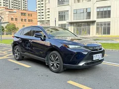 2022 Toyota Harrier Hybrid 2.5L CVT 2WD Luxury, синий — фото 1