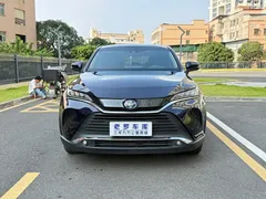 2022 Toyota Harrier Hybrid 2.5L CVT 2WD Luxury, синий — фото 2