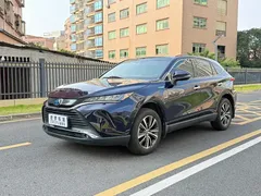 2022 Toyota Harrier Hybrid 2.5L CVT 2WD Luxury, синий — фото 3