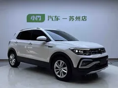 2022 Volkswagen T-Cross 280TSI DSG Comfort, белый — фото 3