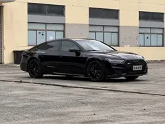 2021 Audi A7 45 TFSI, чёрный — фото 3