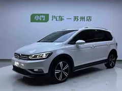 2021 Volkswagen Touran L 280TSI DSG Tuojie Edition 7-seat, белый — фото 1