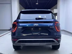 2020 Hyundai Creta 1.5L CVT DLX Premium, синий — фото 5