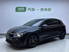 2023 Volkswagen Golf 280TSI DSG R-Line, чёрный — фото 1