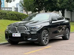 2021 BMW X6, чёрный — фото 1
