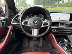 2021 BMW X6, чёрный — фото 14