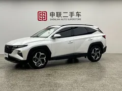 2021 Hyundai Tucson L 1.5T DCT LUX Premium, белый — фото 1