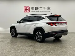 2021 Hyundai Tucson L 1.5T DCT LUX Premium, белый — фото 2