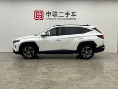 2021 Hyundai Tucson L 1.5T DCT LUX Premium, белый — фото 3