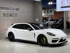 2018 Porsche Panamera Turbo S E-Hybrid Sport Turismo 4.0T PHEV, белый — фото 3