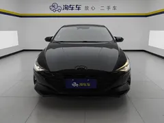 2022 Hyundai Elantra 1.5L CVT LUX Black Knight Limited Edition, чёрный — фото 2