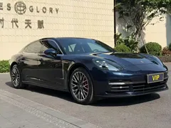 2019 Porsche Panamera 4 Long Wheelbase 2.9T, синий — фото 1