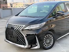 2020 Lexus LM 300h 7-seat, чёрный — фото 2