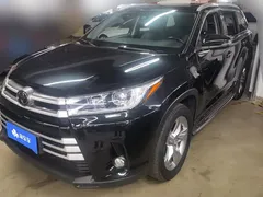 2021 Toyota Highlander 2.0T 4WD Luxury 7, чёрный — фото 1