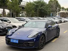 2021 Porsche Panamera 2.9T Executive, синий — фото 1