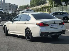 2022 BMW 5 Series 530Li Premium M Sport Package, белый — фото 4