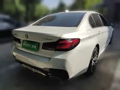 2021 BMW 5 Series 530Li Leading M Sport Package, белый — фото 4