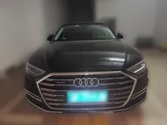 2021 Audi A8L 50 TFSI quattro Comfort, чёрный — фото 2