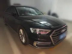 2021 Audi A8L 50 TFSI quattro Comfort, чёрный — фото 3