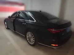 2021 Audi A8L 50 TFSI quattro Comfort, чёрный — фото 4