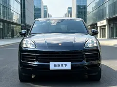 2022 Porsche Cayenne Coupe 3.0T Platinum, чёрный — фото 2