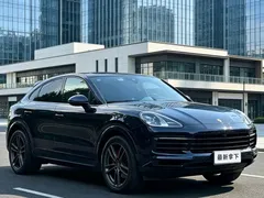 2022 Porsche Cayenne Coupe 3.0T Platinum, чёрный — фото 3