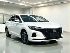 2021 Changan Eado PLUS Blue Whale NE 1.4T GDI DCT Premium, белый — фото 2