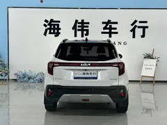 2023 Kia Seltos 1.5L CVT Luxury, белый — фото 14