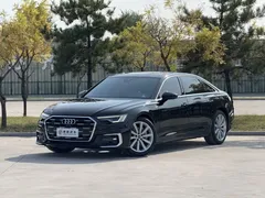 2024 Audi A6L 45 TFSI Dynamic, чёрный — фото 1