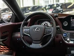 2021 Lexus LS 500h Executive, чёрный — фото 14