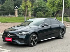 2022 Mercedes-Benz C-Class C 260 L Sport, синий — фото 1