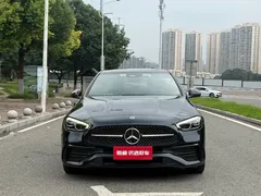 2022 Mercedes-Benz C-Class C 260 L Sport, синий — фото 2