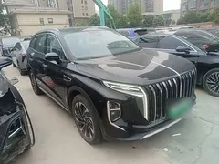 2024 Hongqi HS7 2.0T PHEV 4WD 7, чёрный — фото 4