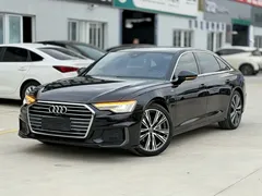 2020 Audi A6L 45 TFSI quattro Premium Sport, чёрный — фото 1