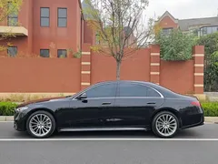 2023 Mercedes-Benz S-Class S 450 L 4MATIC, чёрный — фото 10