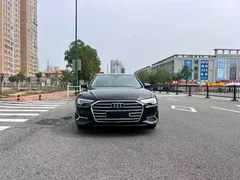 2024 Audi A6L 45 TFSI Elegance, чёрный — фото 2
