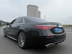 2023 Mercedes-Benz S-Class S 500 L 4MATIC, чёрный — фото 11