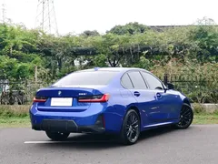 2023 BMW 3 Series 325i M Sport Night Package, синий — фото 4