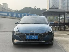 2021 Hyundai Elantra 1.5L CVT GLX Elite, синий — фото 2