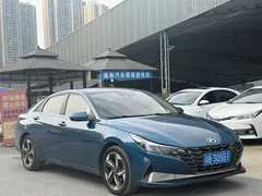 2021 Hyundai Elantra 1.5L CVT GLX Elite, синий — фото 3