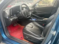 2021 Hyundai Elantra 1.5L CVT GLX Elite, синий — фото 7