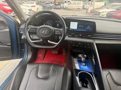 2021 Hyundai Elantra 1.5L CVT GLX Elite, синий — фото 10