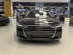 2021 Audi A8L 50 TFSI quattro Luxury, чёрный — фото 2