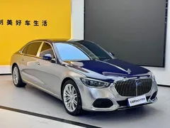 2023 Mercedes-Benz Maybach S-Class S 580 4MATIC, синий — фото 3