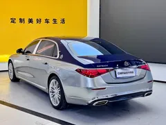 2023 Mercedes-Benz Maybach S-Class S 580 4MATIC, синий — фото 7