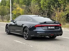 2021 Audi A7 45 TFSI, синий — фото 5